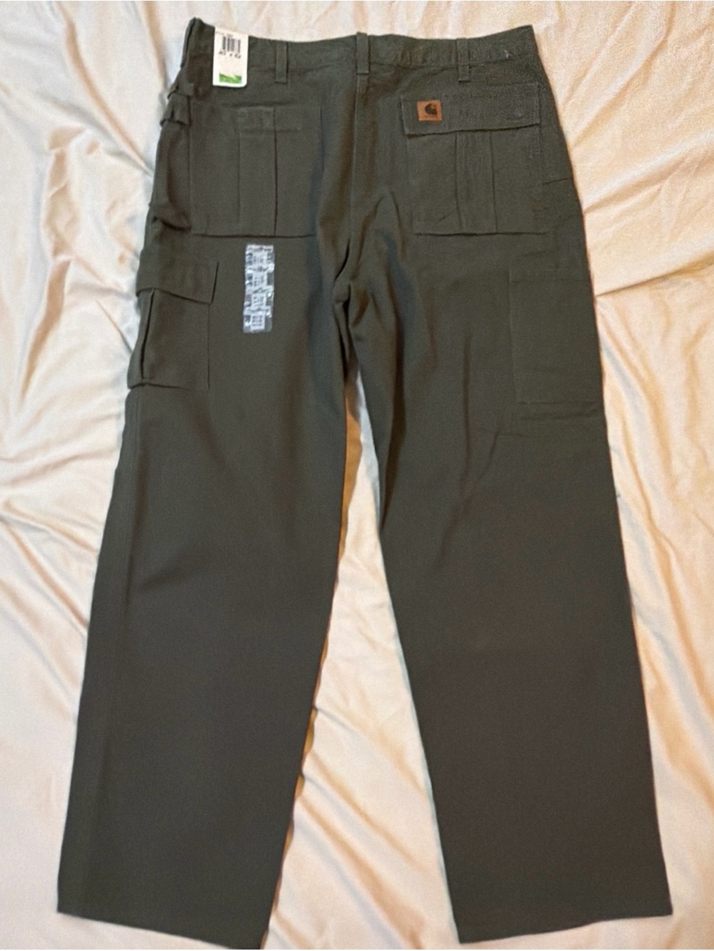 Rare NWT Carhartt Carpenter Jeans B112 Moss Snap Back Pocket Multi Tools 40x32